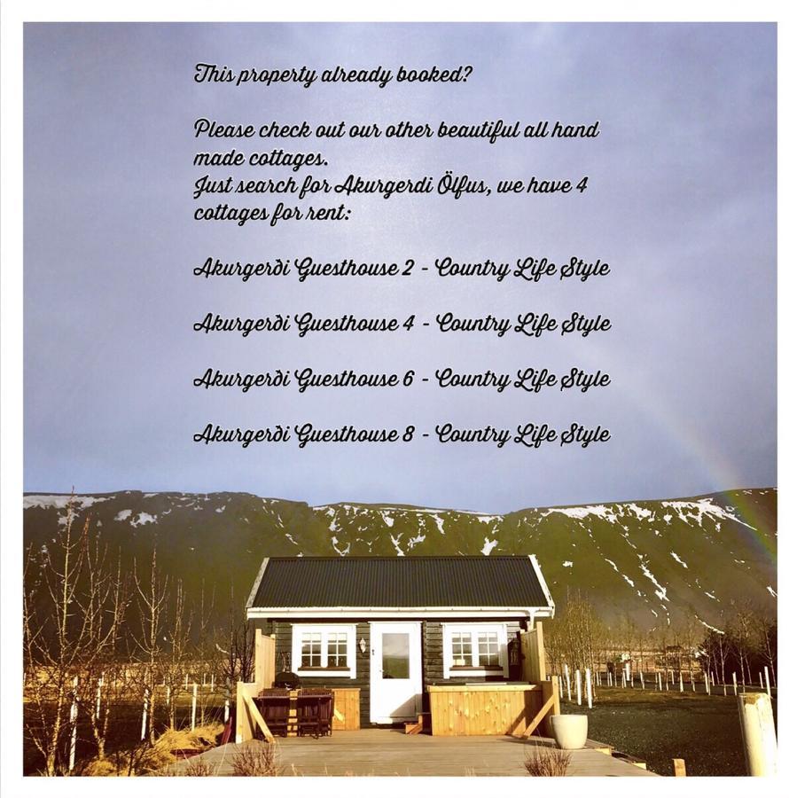 Akurgerthi Guesthouse 2 - Country Life Style Olfus Exteriér fotografie
